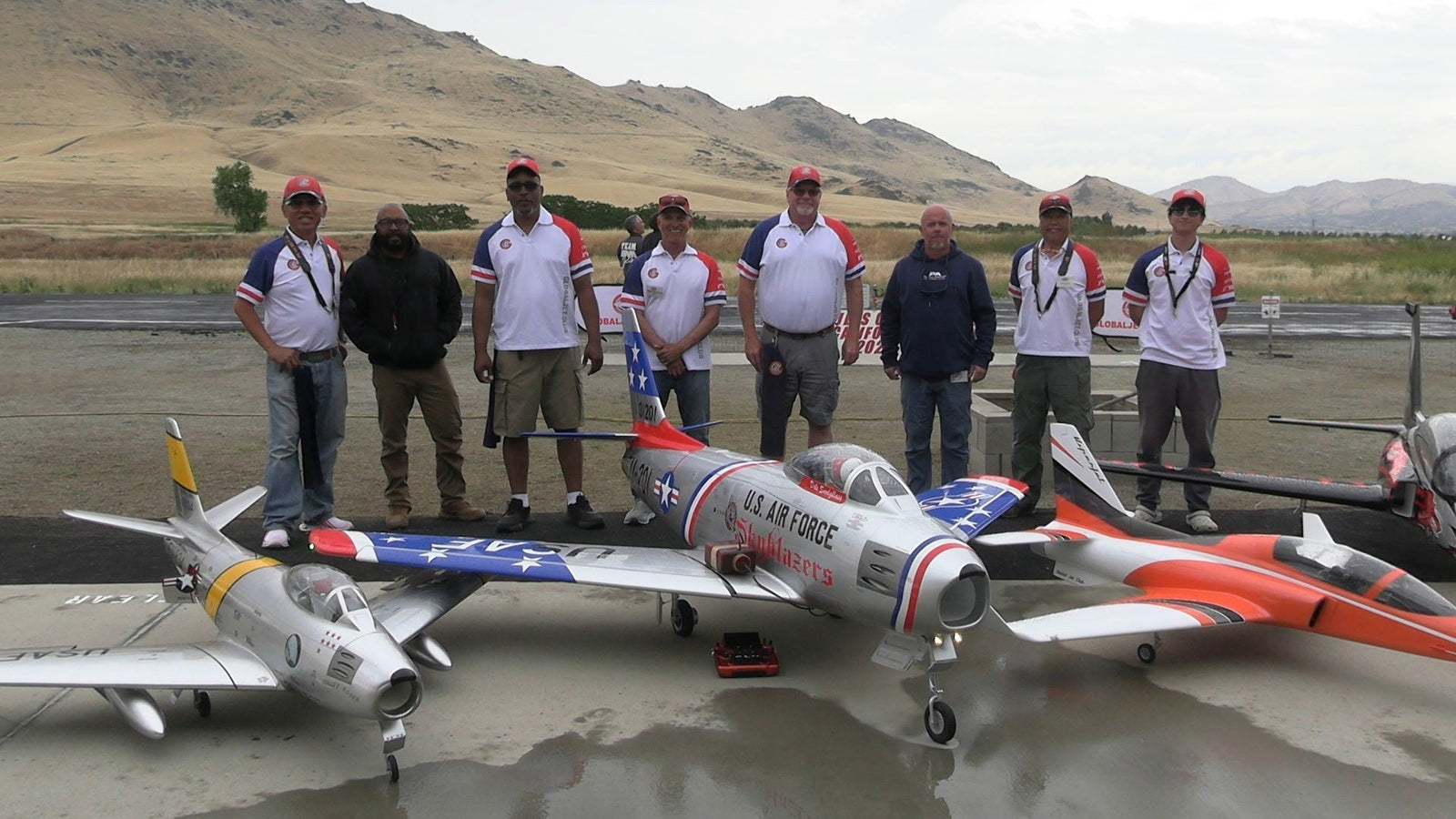 GLOBAL JET CLUB LINEUP 2025 at "Jets Over California 2025"