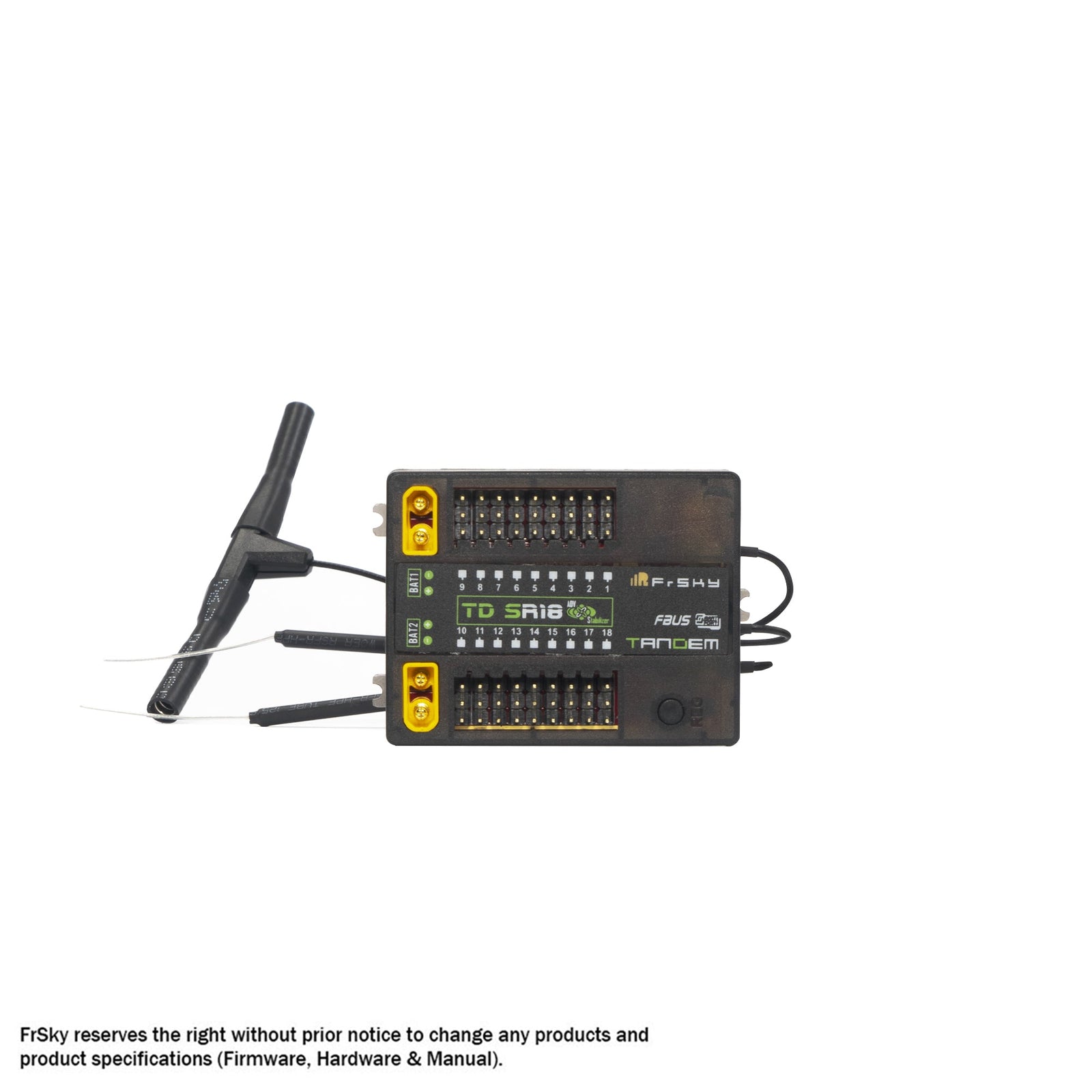 Frsky  RECEIVERS 2.4GHZ 900MHZ TD SR18