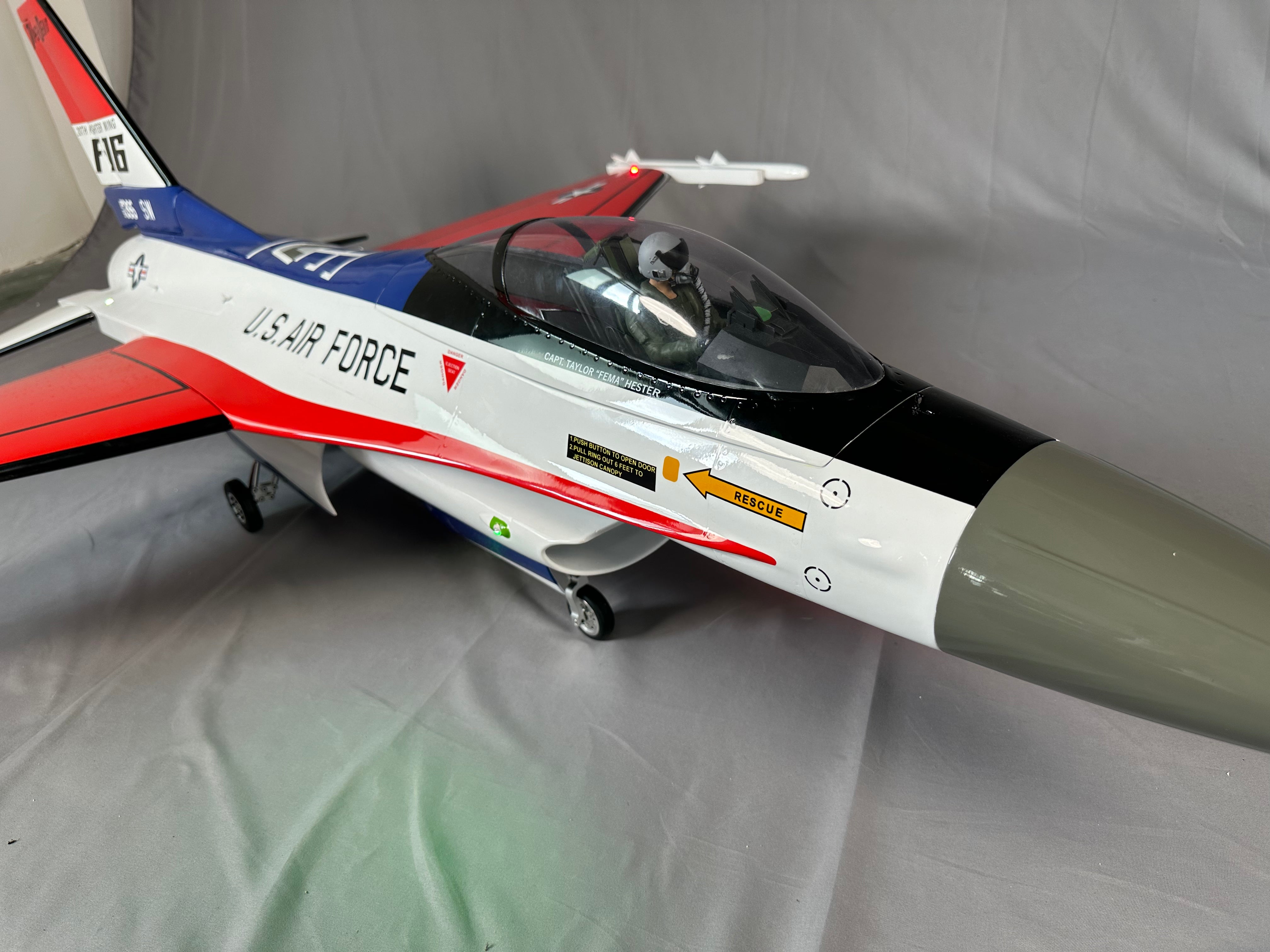 Jet R16 Aerojet Premium Series F16 1.8M | Global Jet Club | Remote Control RC ...