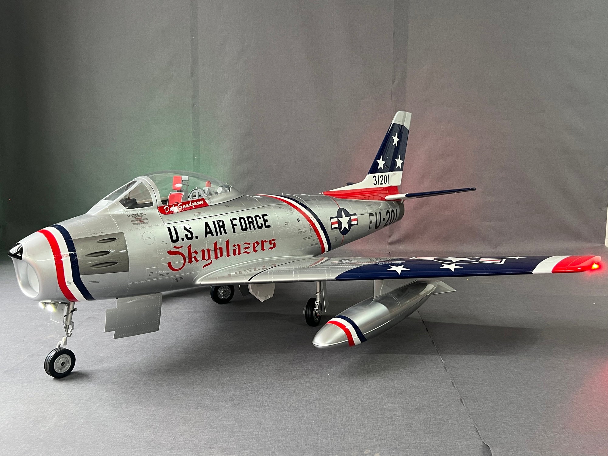 Global Aerojet Super Scale F-86F 2.3M (1/5) Sabre Turbine Jet