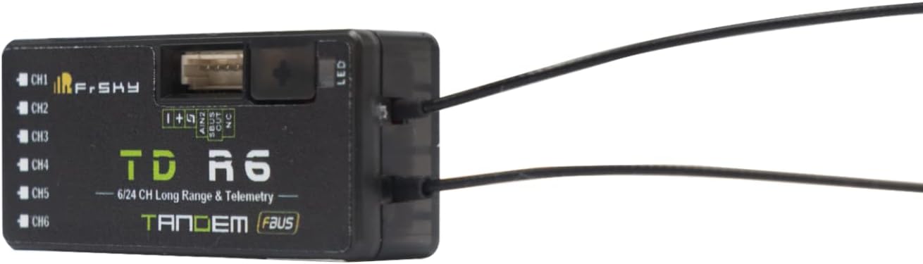 Frsky RECEIVERS 2.4GHZ 900MHZ TD R6 - Global Jet Club
