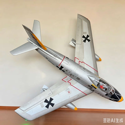 Aerojet Super Scale F-86F 3.1M XXL Turbine Jet