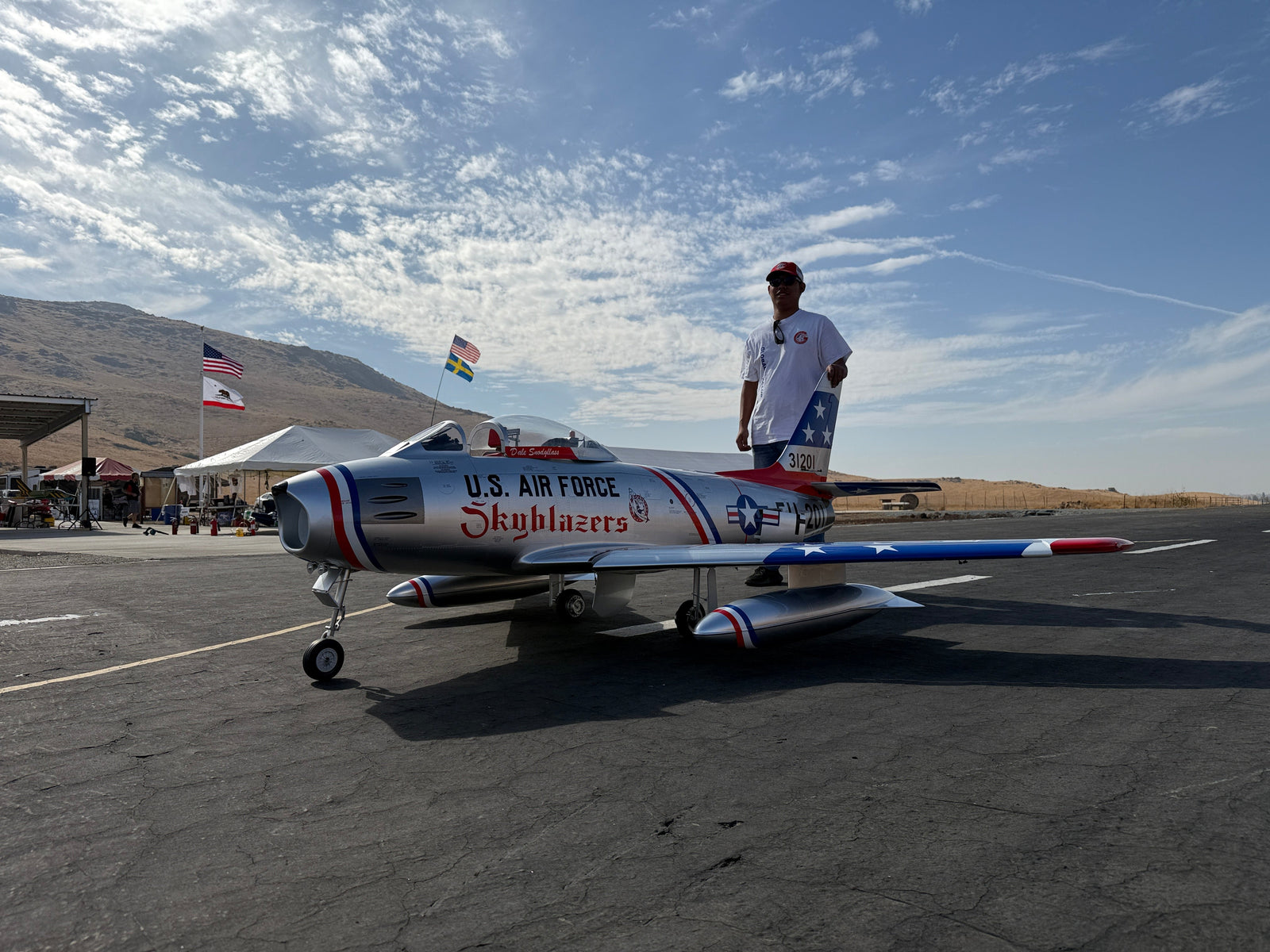 Global Aerojet Super Scale F-86F 3.1M (1/3.75) Turbine Jet