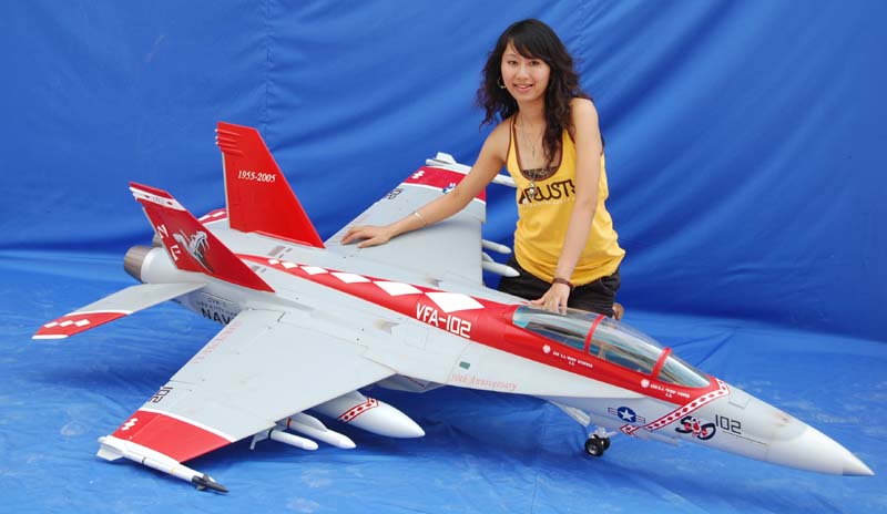 FeiBao F-18F Wingspan: 65"(1650mm)