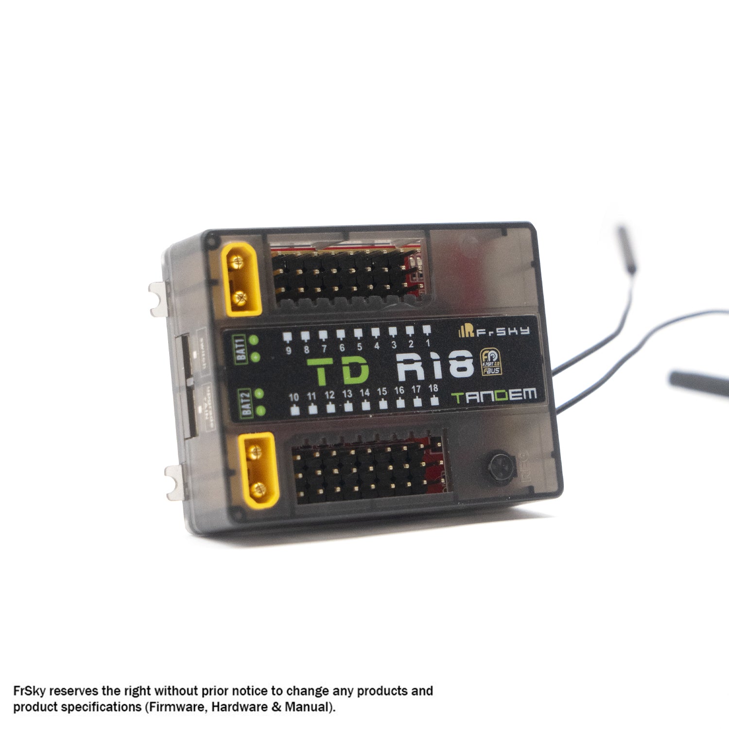 Frsky  RECEIVERS 2.4GHZ 900MHZ TD R18
