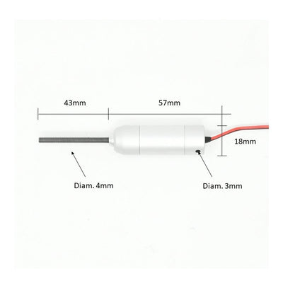 JP Hobby ER-150 Alloy Electric Retract Motor(M3-M4,40mm-47mm),Nose Retract Motor