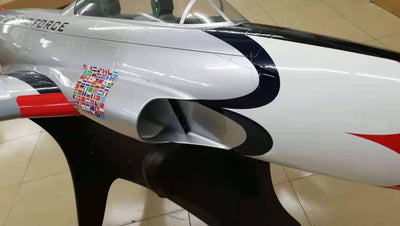 GLOBAL AEROJET T-33 T-Birds Turbine Ready w/ Lights and Cockpit installed