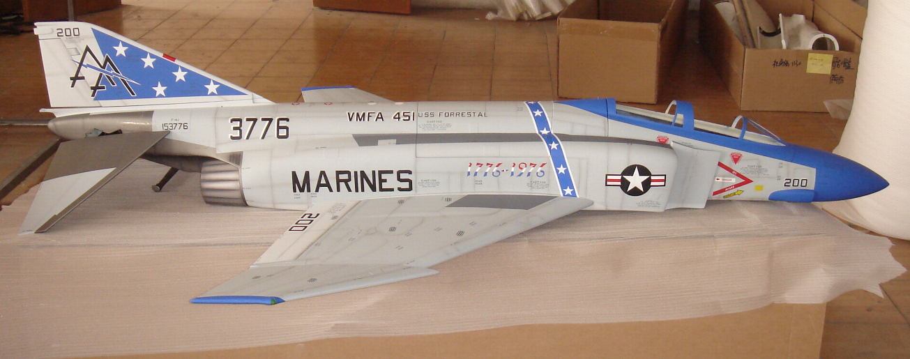 Skymaster F-4 Phantom C(E) ARF  - Scale 1:6 Wingspan: 82.7 ' (2100mm)