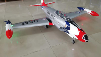 GLOBAL AEROJET T-33 T-Birds Turbine Ready w/ Lights and Cockpit installed