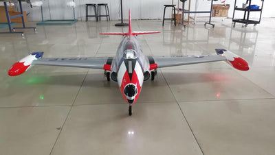 GLOBAL AEROJET T-33 T-Birds Turbine Ready w/ Lights and Cockpit installed