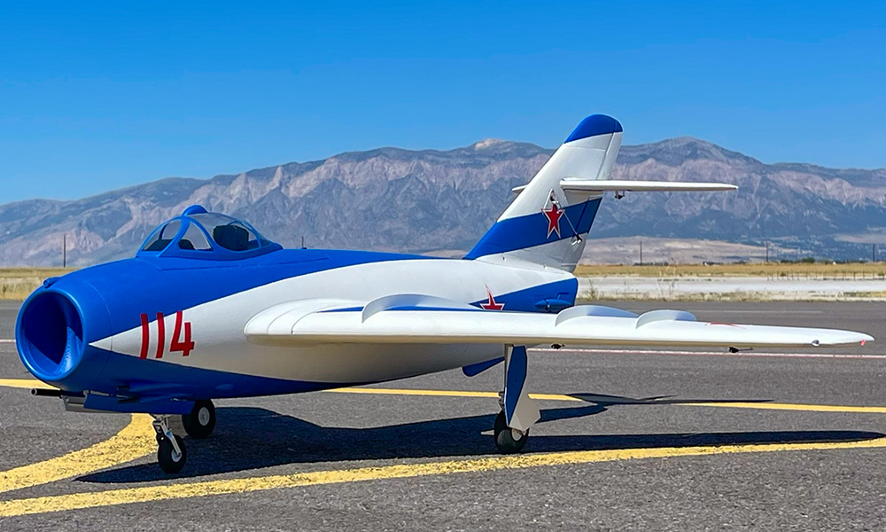 Global Aerofoam MiG-17 (Turbine Ready) Jet PNP